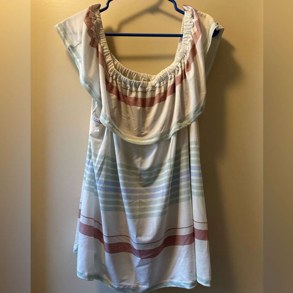 Maurices Multicolor Off-Shoulder Blouse